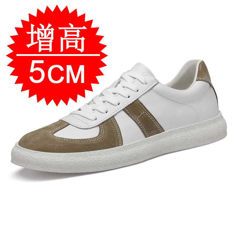 Men'S Shoes Height Increase - รองเท้าเพิ่มความสูงแบบซ่อน 5 ซม. สไตล์ลำลอง สปอร์ต ย้อนยุค