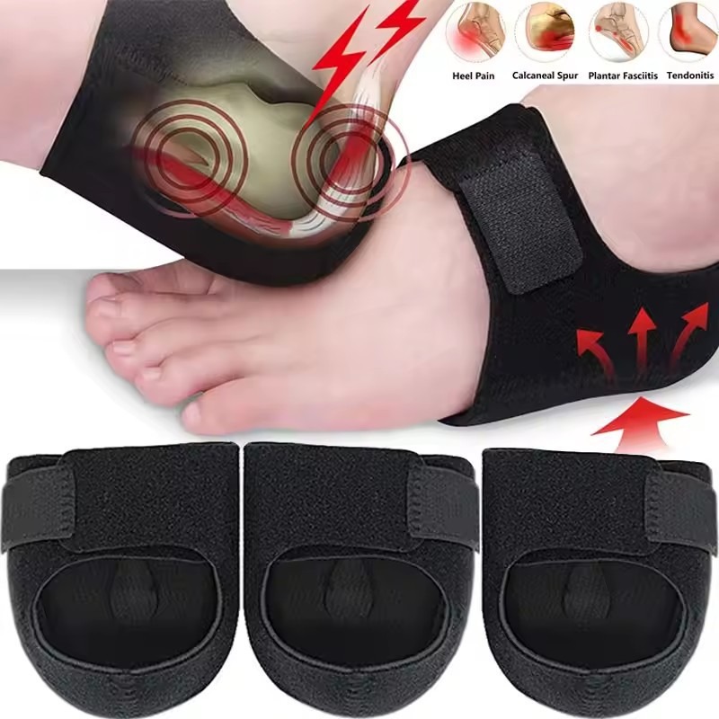 Men'S Shoes Plantar Fasciitis - แผ่นรองส้นเท้าซิลิโคนรูปตัวยู บรรเทาอาการปวดจากโรครองช้ำและกระดูกส้นเท้า สำหรับผู้ชายและผู้หญิง ใช้สำหรับเดินและวิ่ง