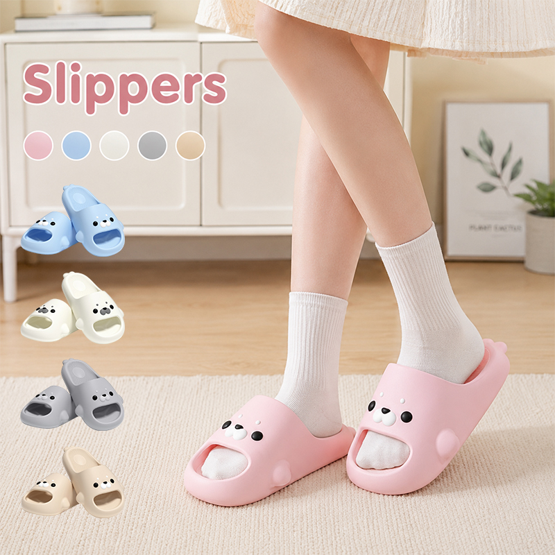 Men'S Shoes For Summer - รองเท้าแตะแบบสวมสำหรับผู้หญิงและผู้ชาย พื้นนุ่ม กันลื่น เหมาะสำหรับใส่ในห้องน้ำ บ้าน หรือชายหาด