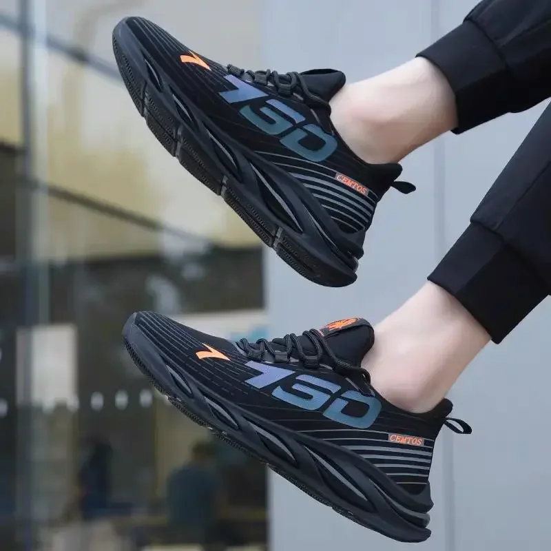 Men Shoes 2026 - รองเท้าผ้าใบผู้ชายแบบสาน ระบายอากาศได้ดี น้ำหนักเบา ป้องกันกลิ่น รุ่นฤดูใบไม้ร่วง ปี