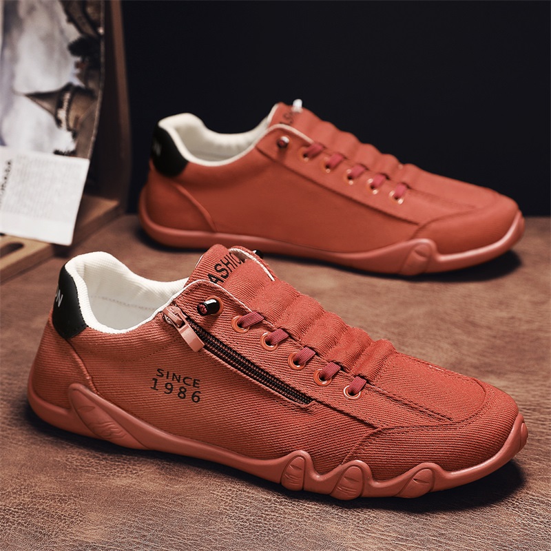 Men Shoes 2026 - รองเท้าลำลองผู้ชายใส่สบาย แฟชั่นกันลื่น รองเท้าผู้ชายสำหรับฤดูใบไม้ร่วง 2026 รองเท้าผ้าใบผู้ชายรุ่นใหม่ รองเท้าแฟชั่นผู้ใหญ่