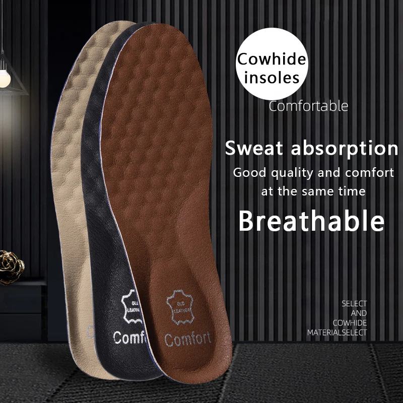 Men'S Shoes Plantar Fasciitis - 1 คู่รองเท้าหนัง Insoles สําหรับฟุต Arch Support