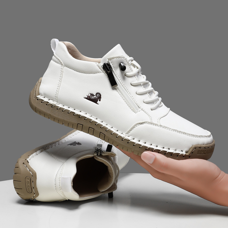 Men'S Shoes In Fashion - รองเท้าผ้าใบสตรีรองเท้าหนังทำมือรองเท้าลำลองรองเท้ากีฬากลางแจ้งสำหรับผู้ชายรองเท้าหนังกันลื่นแบบคลาสสิคซาปาโตส เด มูเฮร์