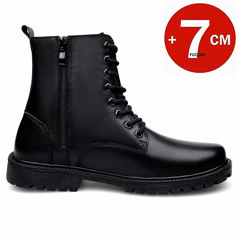 รองเท้าบูทหนังแท้ผู้ชาย บุขนอุ - Men Shoes Size Chart บทวิจารณ์และราคา