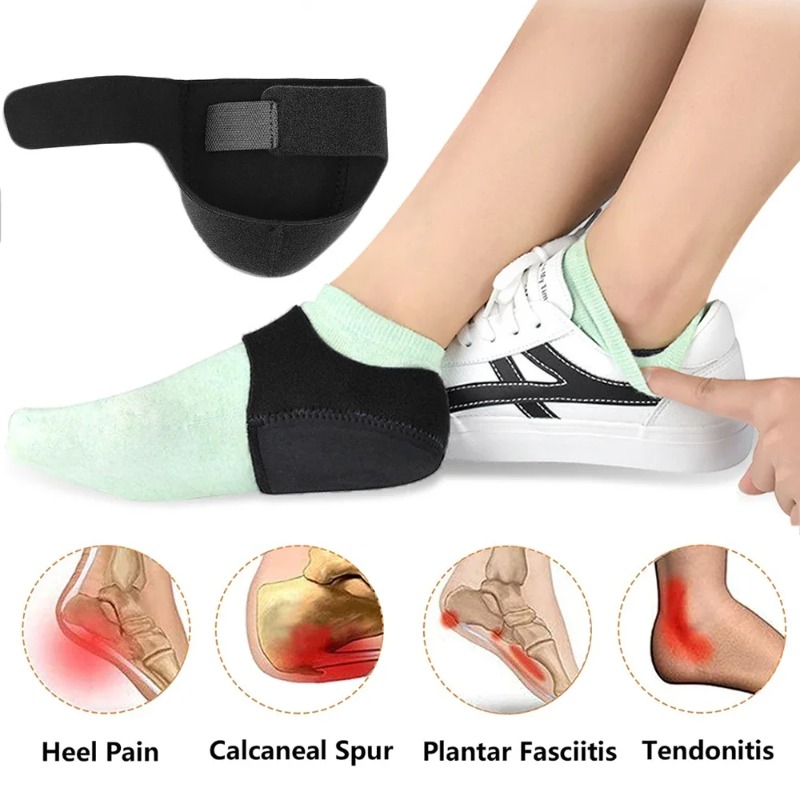 แผ่นรองส้นเท้าซิลิโคนรูปตัวยู  - Men'S Shoes Plantar Fasciitis บทวิจารณ์และราคา
