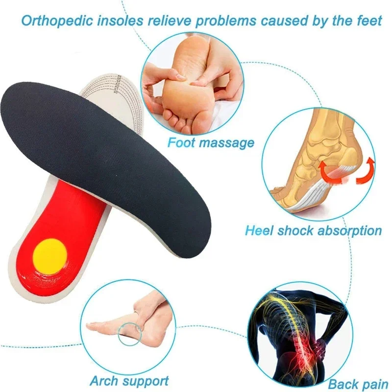 ใหม่ EVA Orthopedic Insoles สํ - Men'S Shoes Plantar Fasciitis บทวิจารณ์และราคา