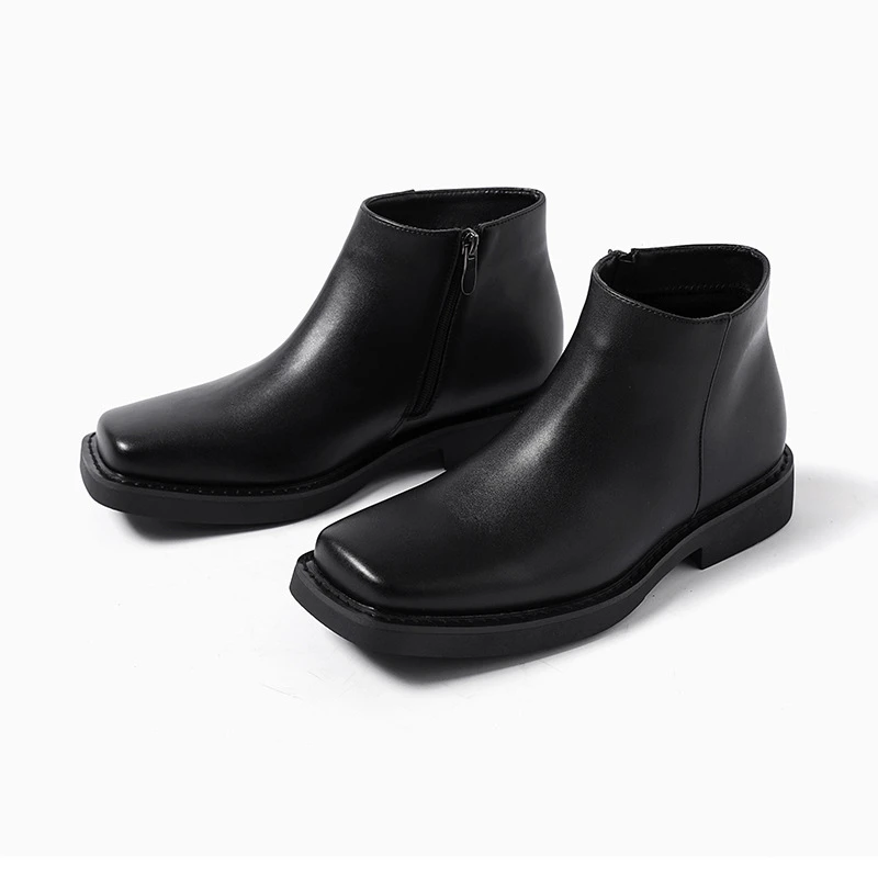 สีดําใหม่แฟชั่นผู้ชายรองเท้าหน - Men Shoes Formal บทวิจารณ์และราคา