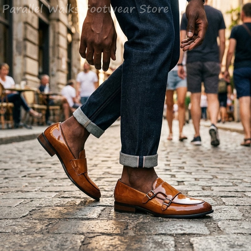 รองเท้าโลฟเฟอร์แบบสวมสำหรับผู้ - Men Shoes Formal บทวิจารณ์และราคา