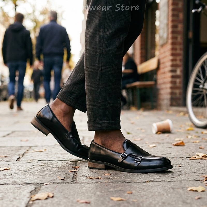 รองเท้าโลฟเฟอร์แบบสวมสำหรับผู้ - Men Shoes Formal บทวิจารณ์และราคา