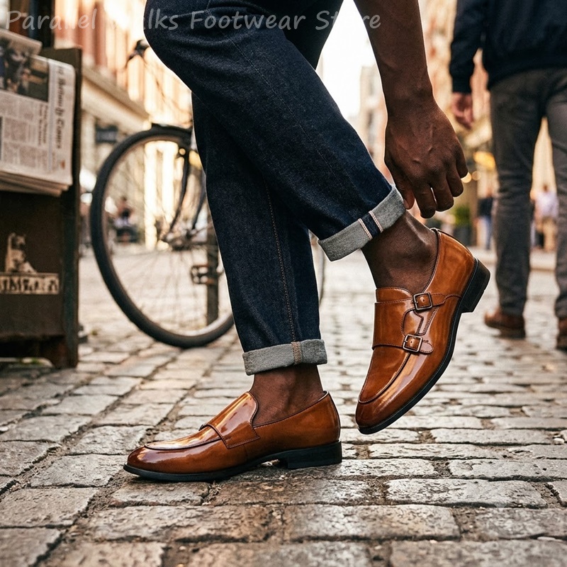 รองเท้าโลฟเฟอร์แบบสวมสำหรับผู้ - Men Shoes Formal บทวิจารณ์และราคา