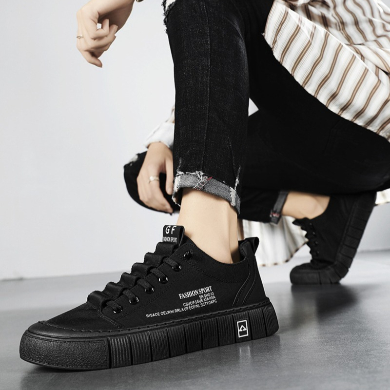 รองเท้าผ้าใบผู้ชายพื้นหนา ทรงเ - Men Shoes 2026 บทวิจารณ์และราคา