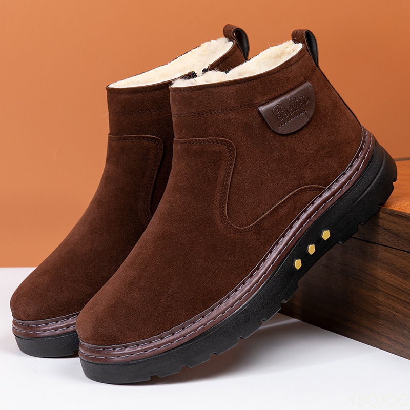 รองเท้าบูทหิมะหุ้มข้อสูงแบบหนา - Men'S Shoes Height Increase บทวิจารณ์และราคา