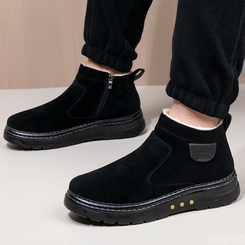 รองเท้าบูทหิมะหุ้มข้อสูงแบบหนา - Men'S Shoes Height Increase บทวิจารณ์และราคา
