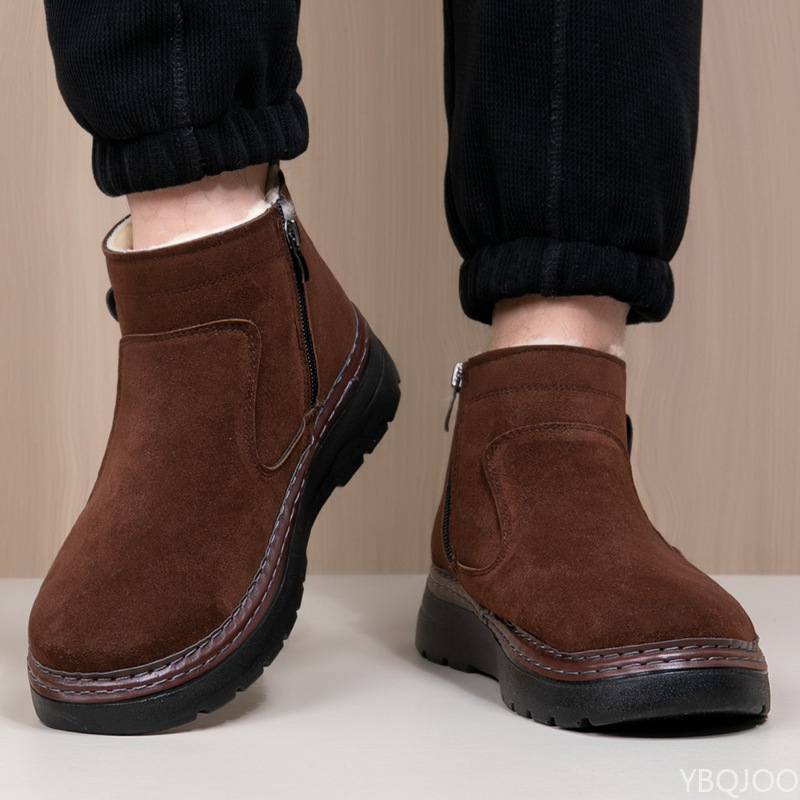 รองเท้าบูทหิมะหุ้มข้อสูงแบบหนา - Men'S Shoes Height Increase บทวิจารณ์และราคา