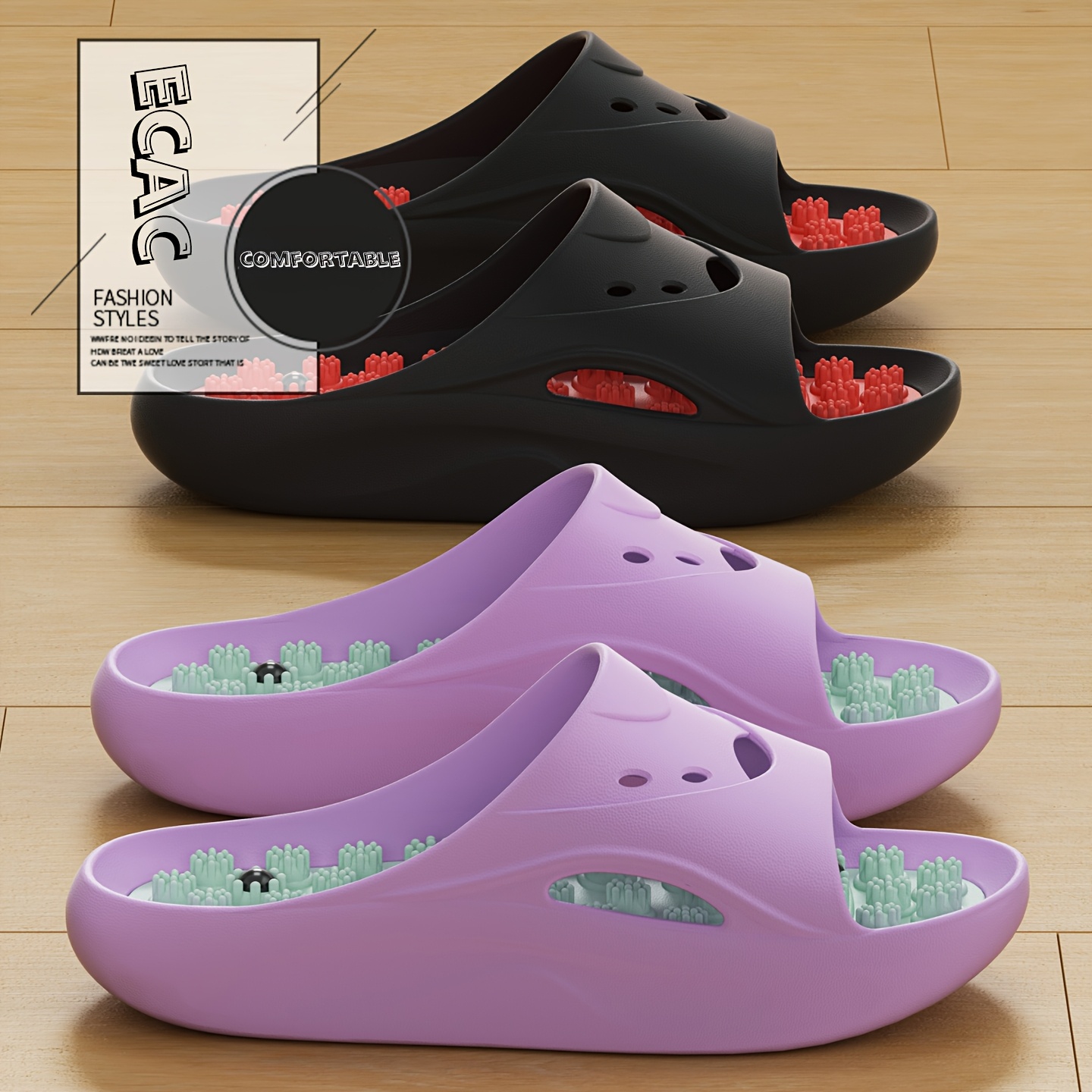 รองเท้าแตะนวด EVA สำหรับผู้หญิ - Men'S Shoes For Summer บทวิจารณ์และราคา