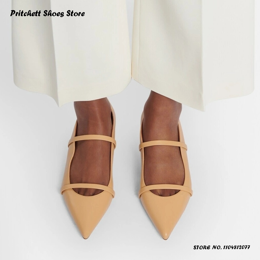 รองเท้าบัลเล่ต์หนังแบบสองสายรั - Men'S Shoes For Summer บทวิจารณ์และราคา