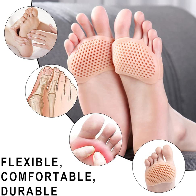 ซิลิโคน Metatarsal Pads Forefo - Men'S Shoes Plantar Fasciitis บทวิจารณ์และราคา