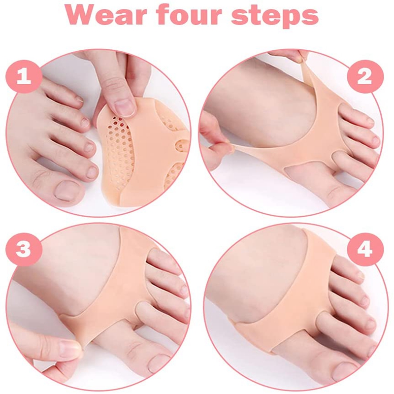 ซิลิโคน Metatarsal Pads Forefo - Men'S Shoes Plantar Fasciitis บทวิจารณ์และราคา