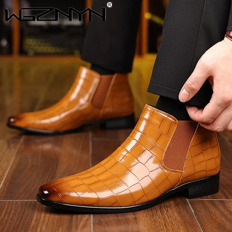 รองเท้าบูทเชลซีผู้ชาย ไซส์ 39~ - Men Shoes Formal บทวิจารณ์และราคา