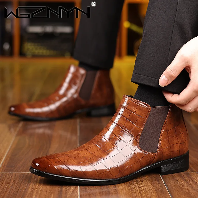 รองเท้าบูทเชลซีผู้ชาย ไซส์ 39~ - Men Shoes Formal บทวิจารณ์และราคา