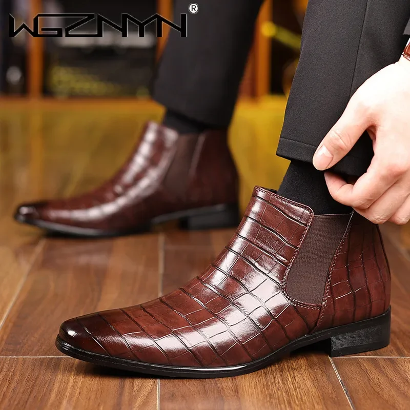 รองเท้าบูทเชลซีผู้ชาย ไซส์ 39~ - Men Shoes Formal บทวิจารณ์และราคา
