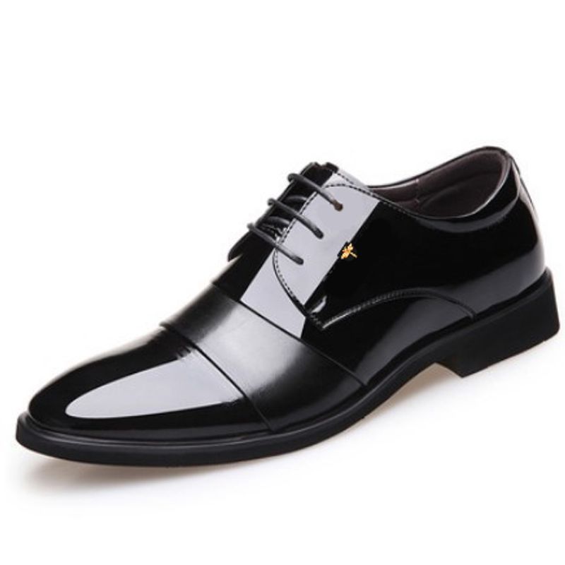 รองเท้าหนังทรงกลมสำหรับผู้ชาย  - Men Shoes Formal บทวิจารณ์และราคา