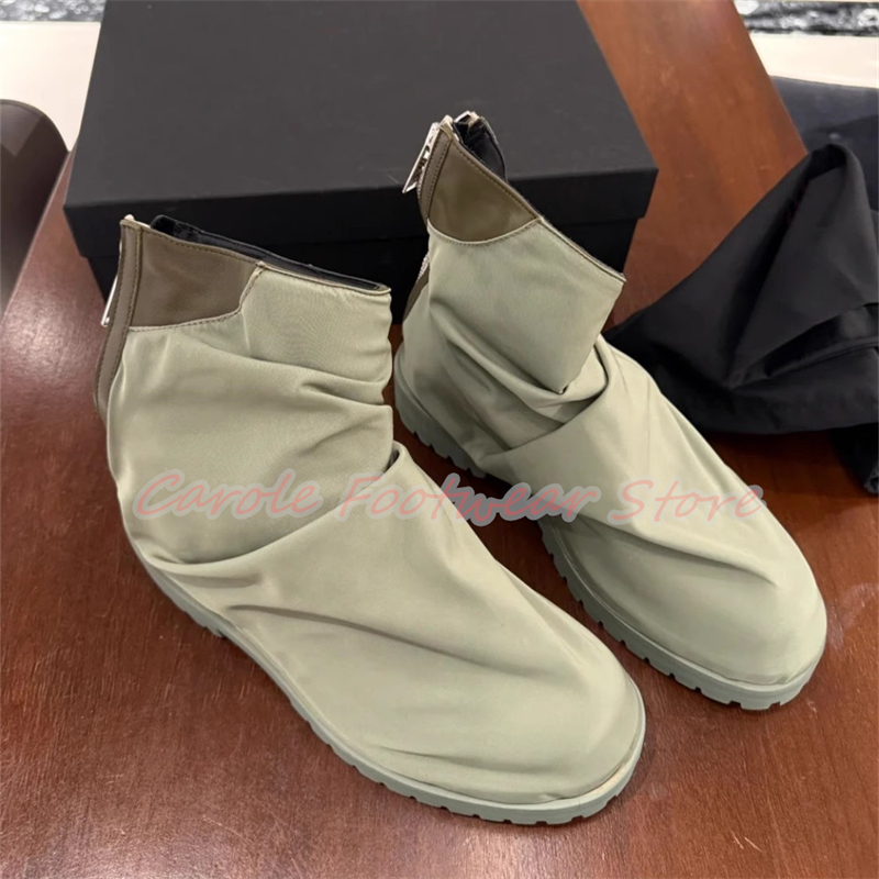รองเท้าบูทข้อสั้นผู้ชายแบบผ้าไ - Men'S Shoes Height Increase บทวิจารณ์และราคา