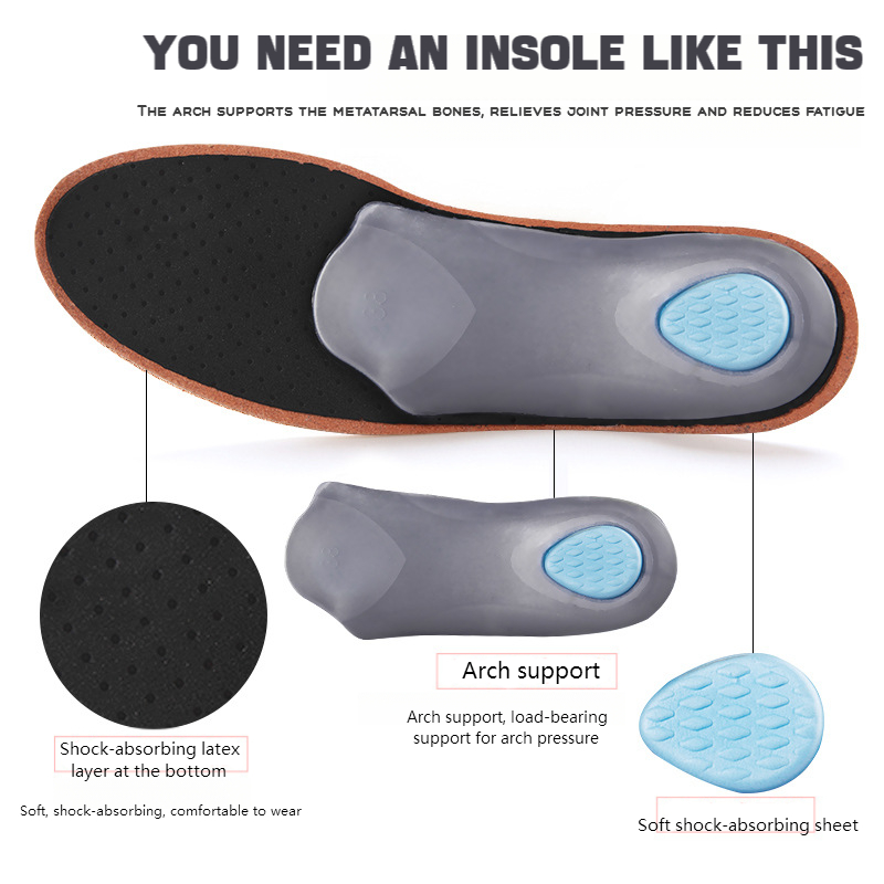 1 คู่ Full & Half Orthopedic ร - Men'S Shoes Plantar Fasciitis บทวิจารณ์และราคา