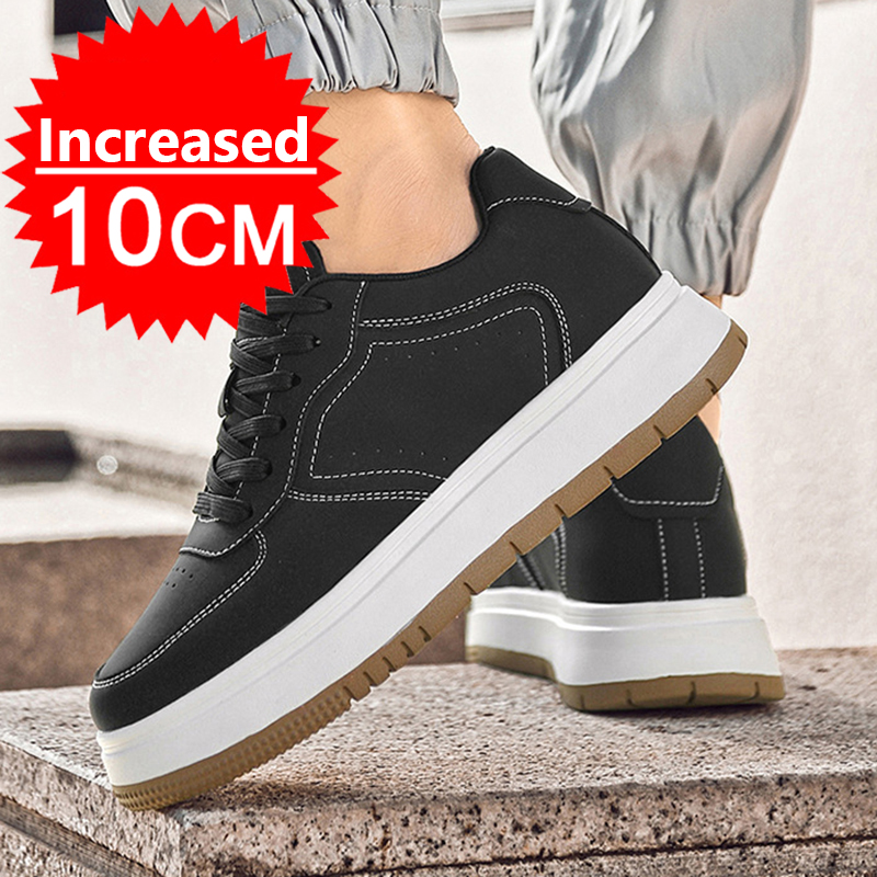 รองเท้าผ้าใบเพิ่มความสูงแบบซ่อ - Men Shoes Size Chart บทวิจารณ์และราคา