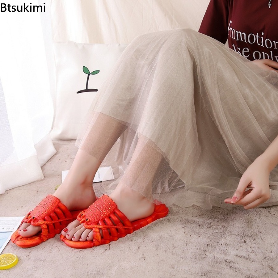 รองเท้าแตะลายการ์ตูนกุ้งมังกรส - Men Shoes 2026 บทวิจารณ์และราคา