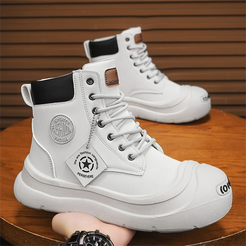 รองเท้าบูทข้อสั้นแฟชั่น สวมใส่ - Men Shoes Trends บทวิจารณ์และราคา
