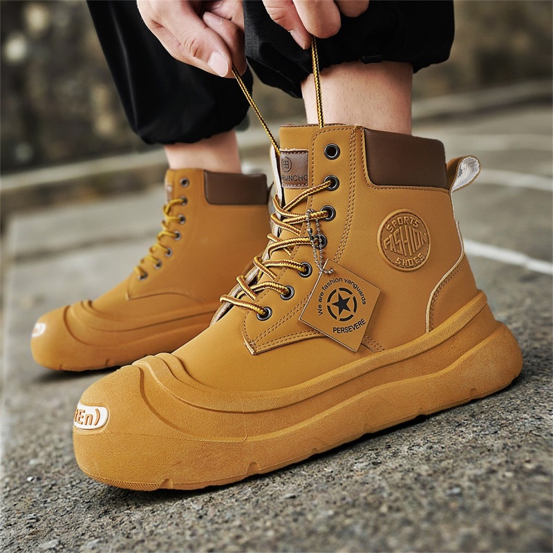รองเท้าบูทข้อสั้นแฟชั่น สวมใส่ - Men Shoes Trends บทวิจารณ์และราคา